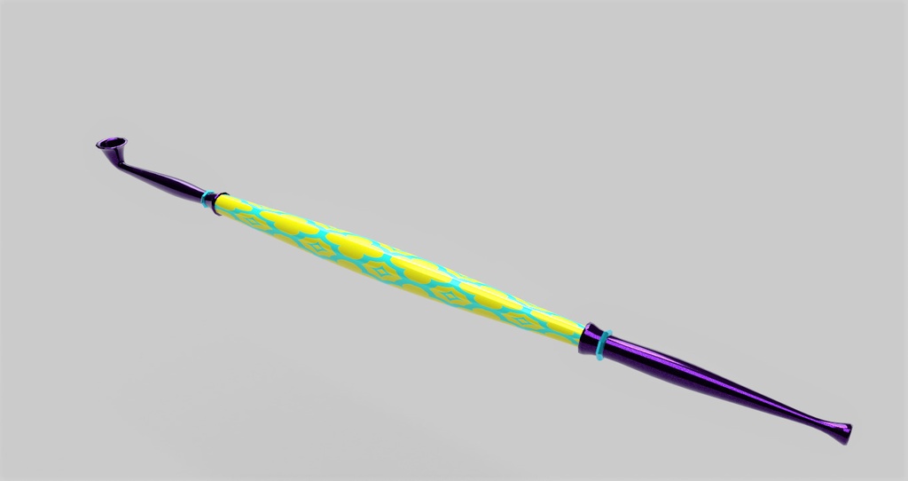 煙管 (キセル) 4種カラー VRChat向け アクセサリー