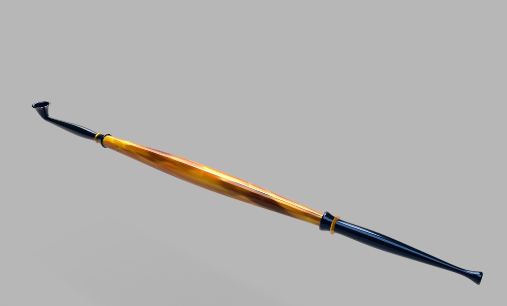 煙管 (キセル) 4種カラー VRChat向け アクセサリー