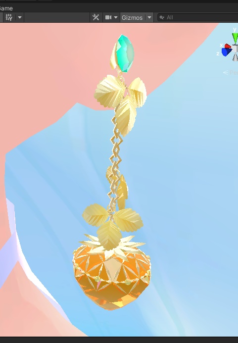 【VRChat向け】いちごじゅえ(ピアス)PB設定済み