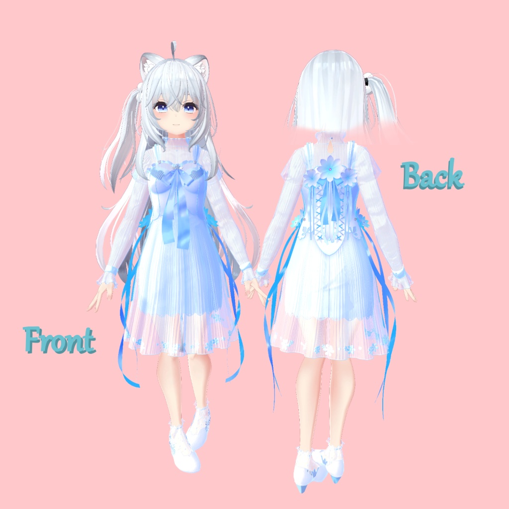 春花のドレス「Amusant」4アバター対応