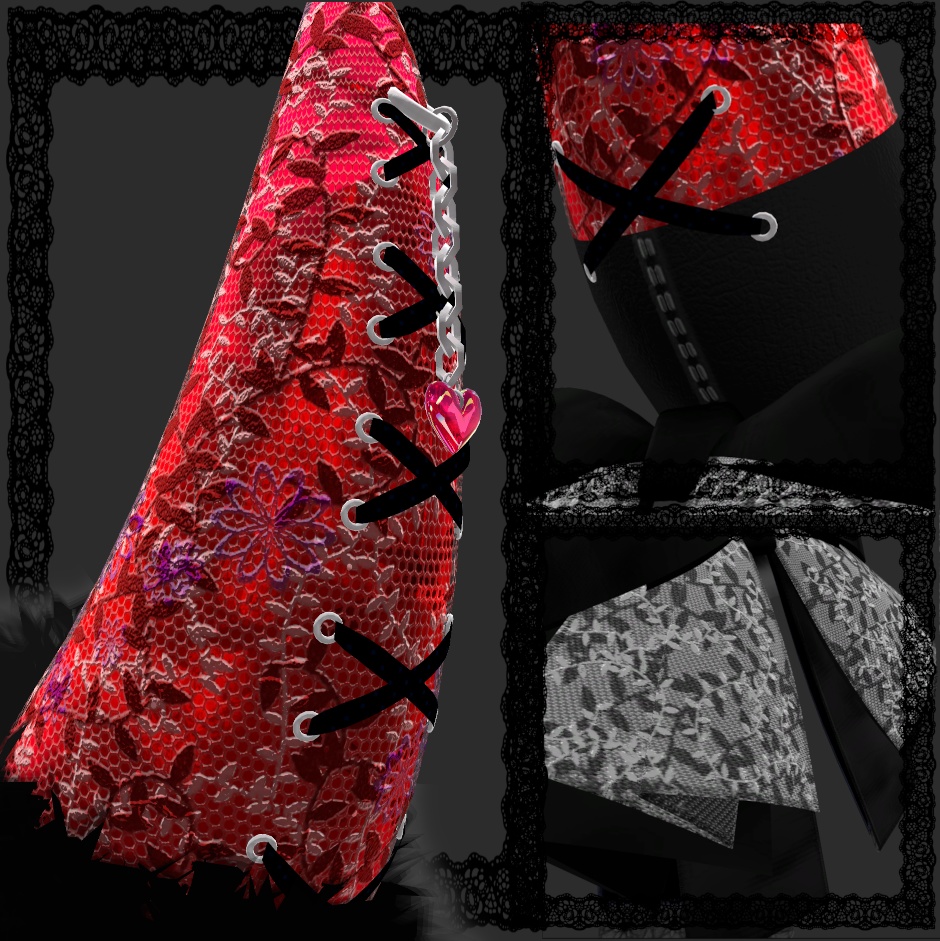 ふんわりカールヘア&小悪魔のツノ