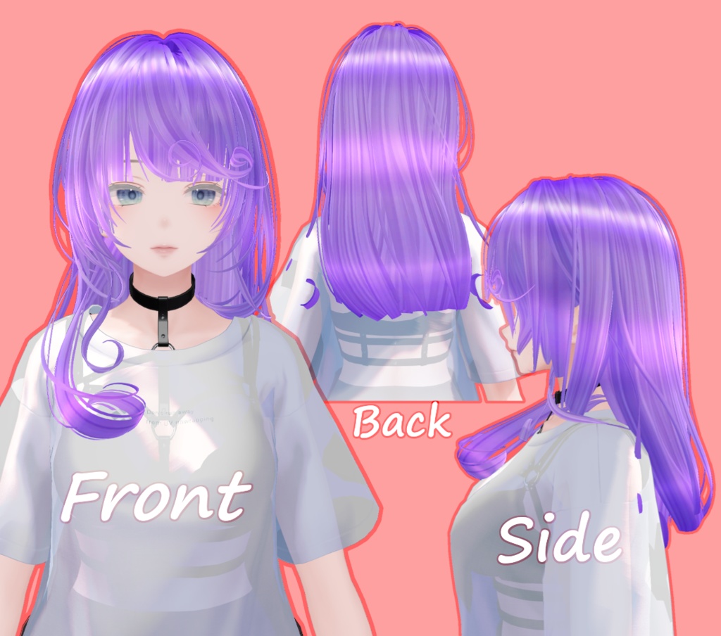 ふんわりカールヘア&小悪魔のツノ