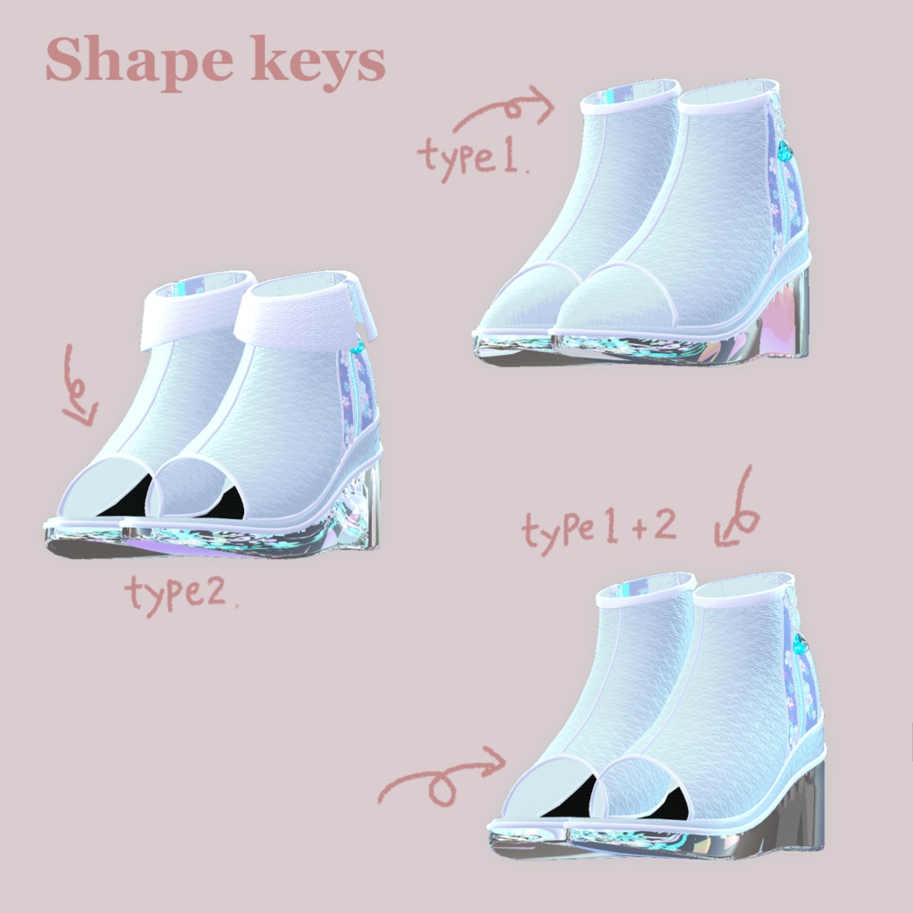 和風衣装『 Kikka 』7アバター対応#OTt23_3D