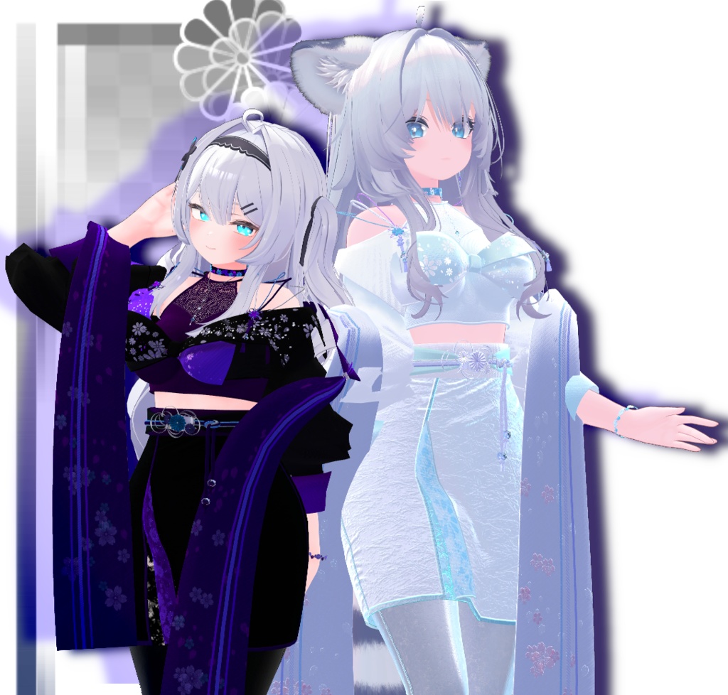 和風衣装『 Kikka 』7アバター対応#OTt23_3D