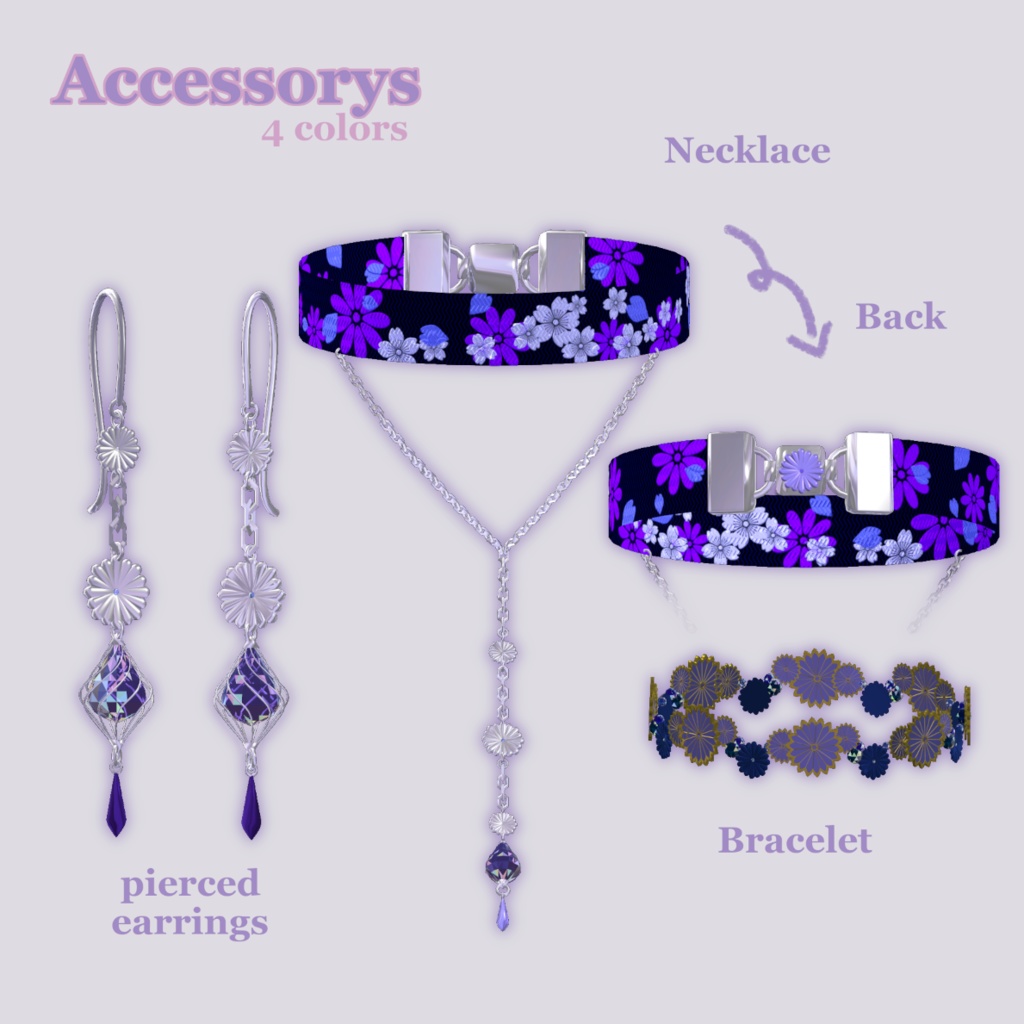 和風衣装『 Kikka 』7アバター対応#OTt23_3D