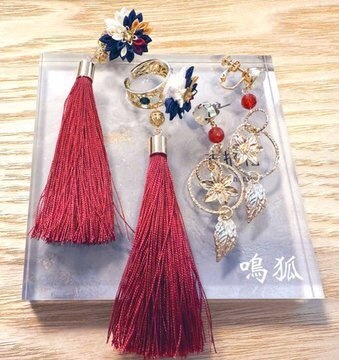 イヤアクセ(ピアス、イヤカフのセット)