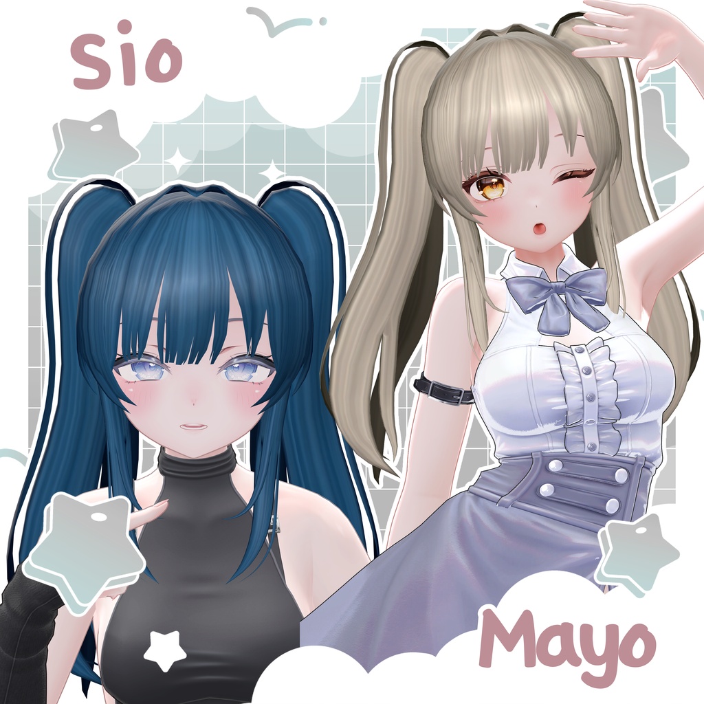 【SALE】〚12アバター対応〛ゆらぎツイン