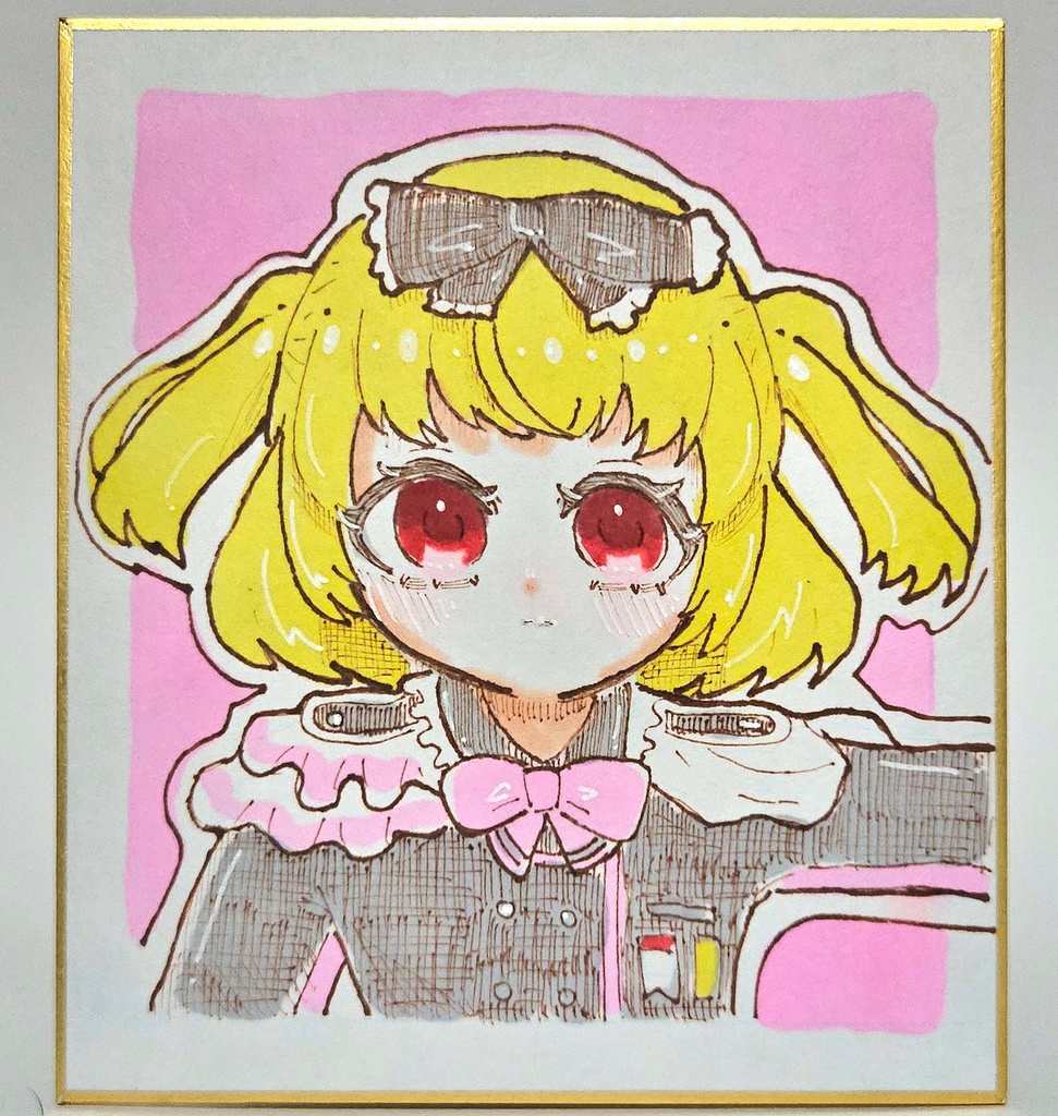 【UTAU100キャラチャレンジ】描き下ろし色紙《ドルン》(No.024/100)