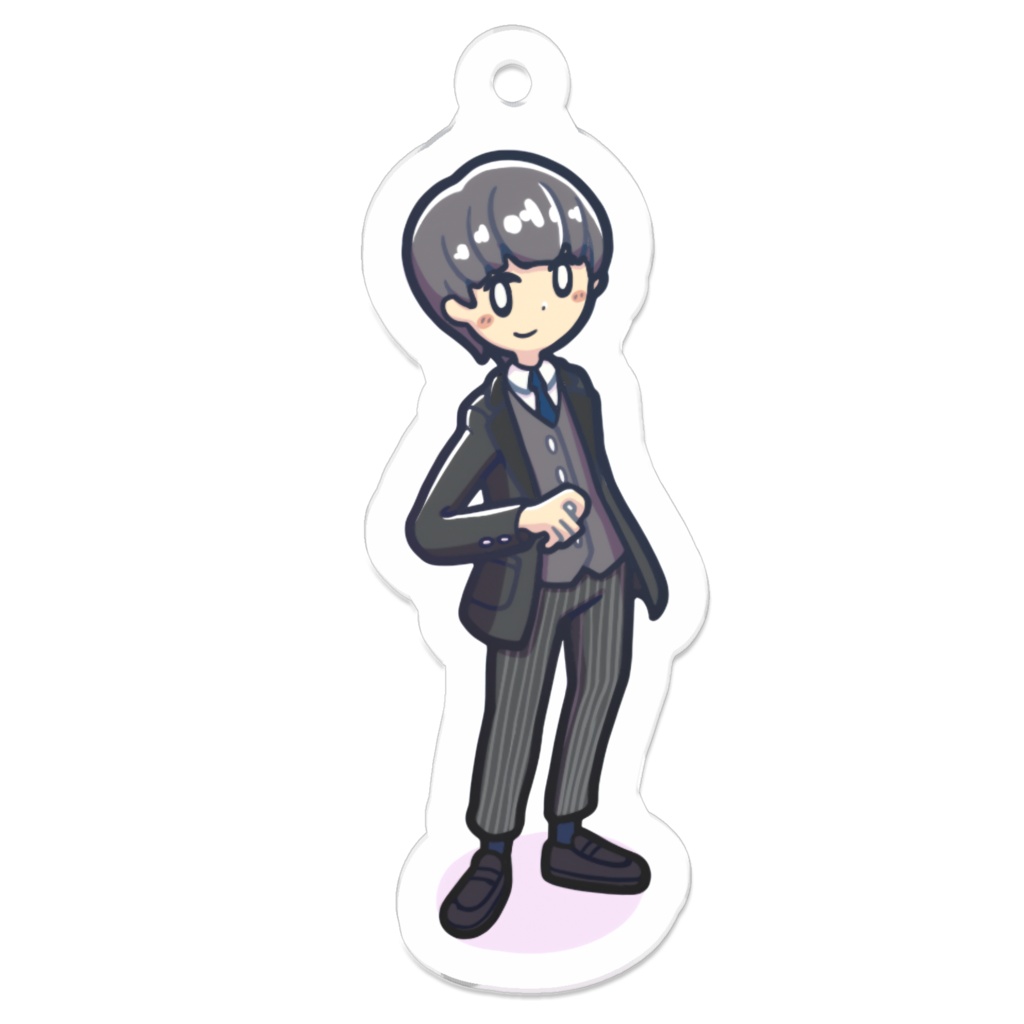 『空くじらと浮島の街』アクリルキーホルダー（キナト）