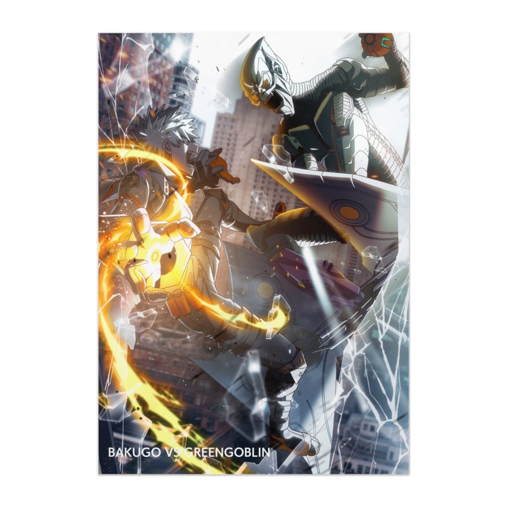BAKUGO VS GREENGOBLIN -POSTER-