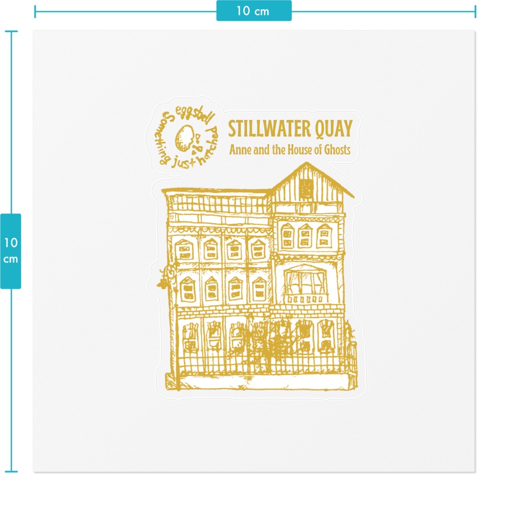 STILLWATER QUAY クリアステッカー SWQGold