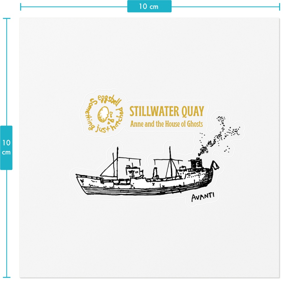 STILLWATER QUAY クリアステッカー AVANTI