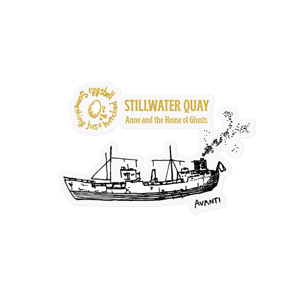 STILLWATER QUAY　クリアステッカー　AVANTI