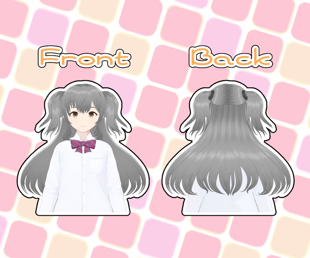 【VRoid】V-ティアモヘアー ver2.1【PSO2】