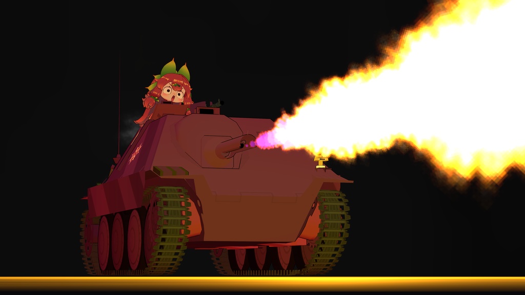 まめヘッツァー【まめ戦車No.7&No.8】