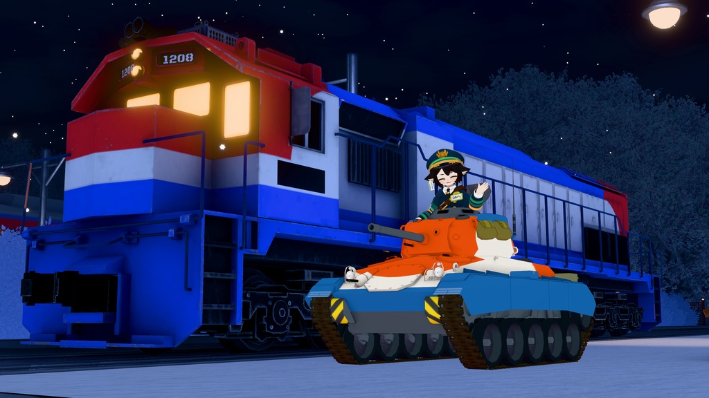 M24まめ戦車"チャーフィー"【まめ戦車No.10】