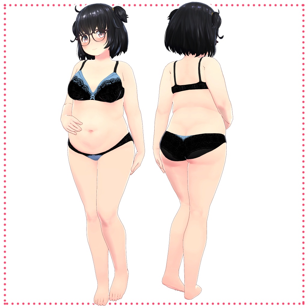 オリジナル3Dモデル「りむちー」