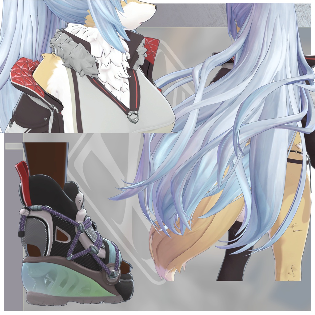 オリジナル3Dモデル『サティ―ネ ‐Satine₋』