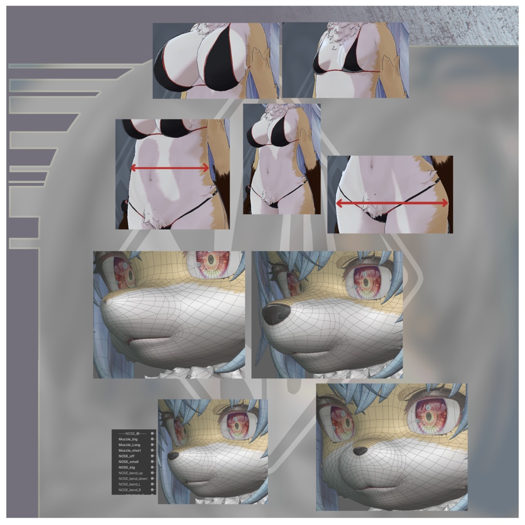 オリジナル3Dモデル『サティ―ネ ‐Satine₋』