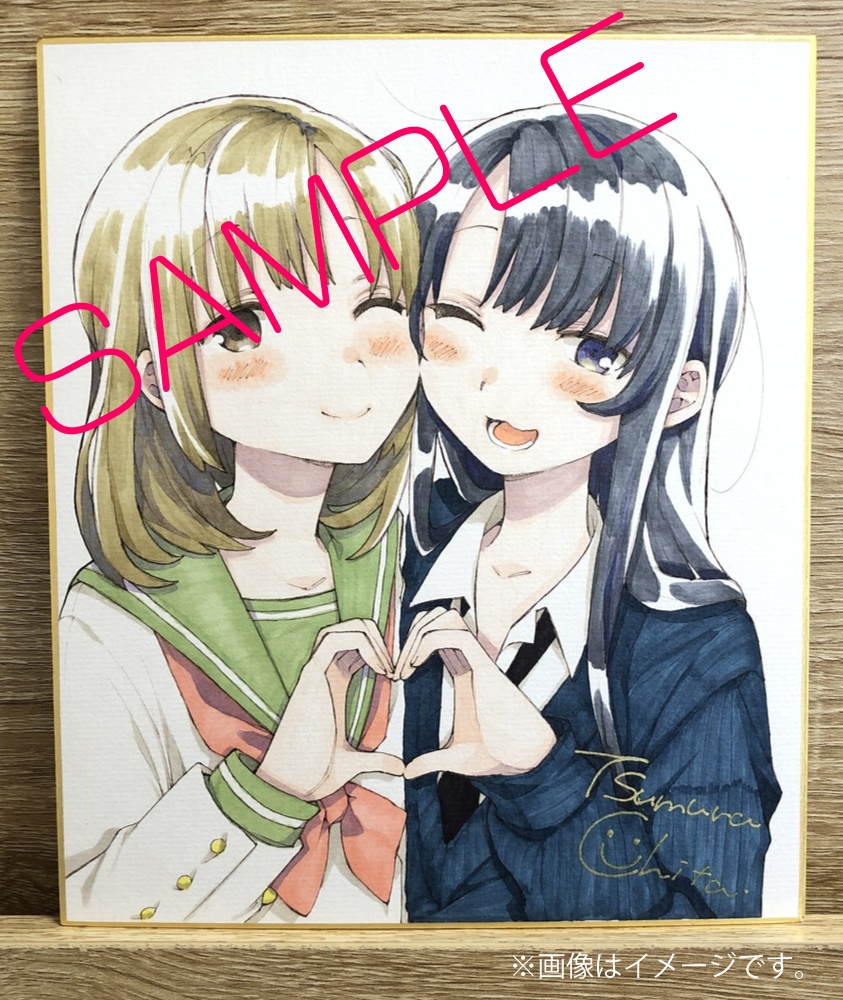 オーダー色紙【キャラ2名/カラー】※発送までの日数:60日以内(予定)