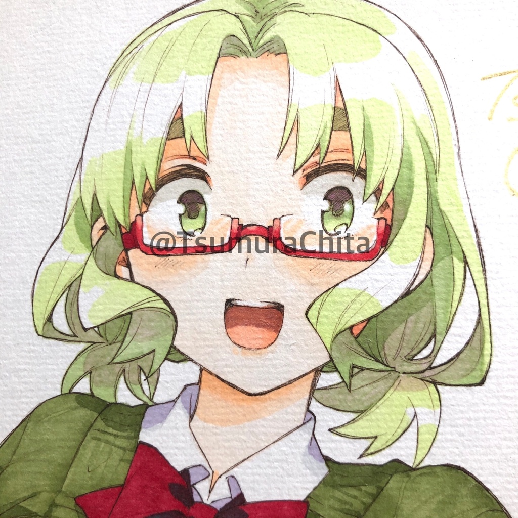 大サイズ色紙『朝起きたら女の子になっていた男子高校生たちの話』鈴木