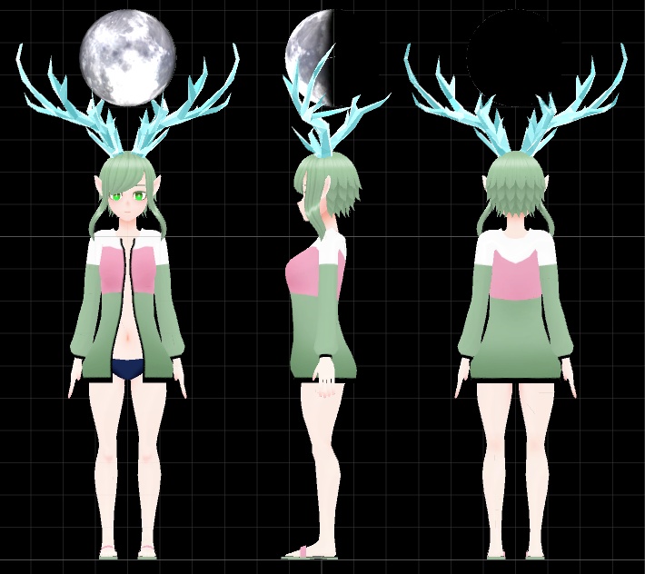 オリジナル3Dモデル『ダルムーン』