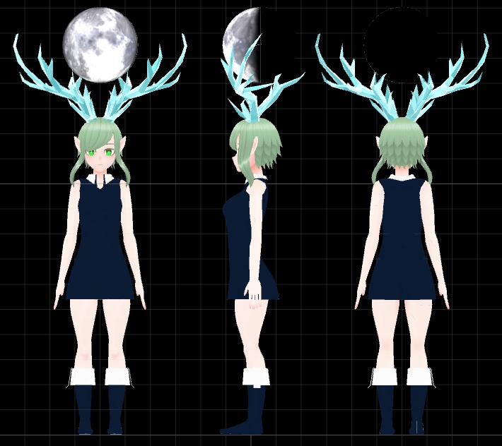 オリジナル3Dモデル『ダルムーン』