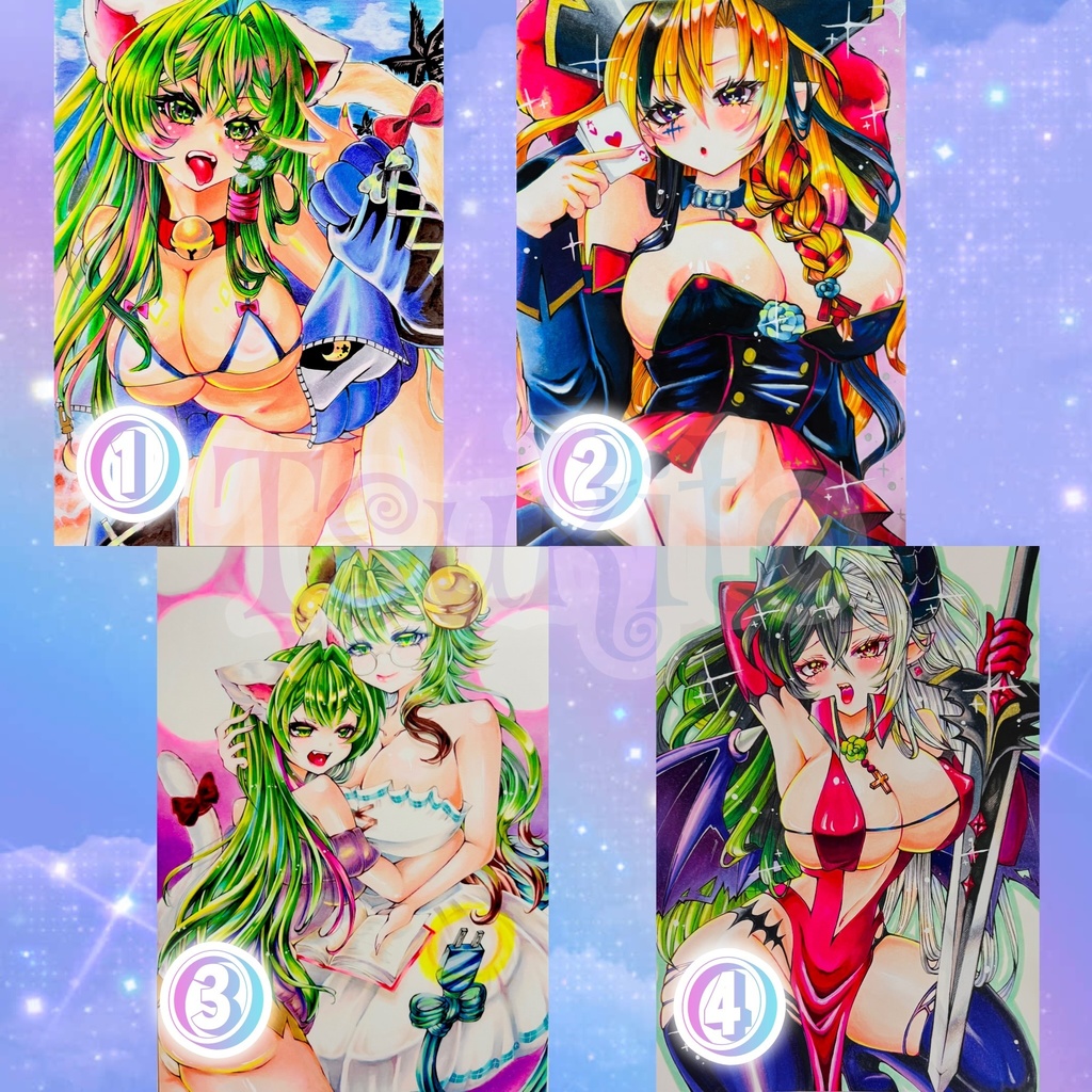 複製原画 2L判 一次創作 オリジナル