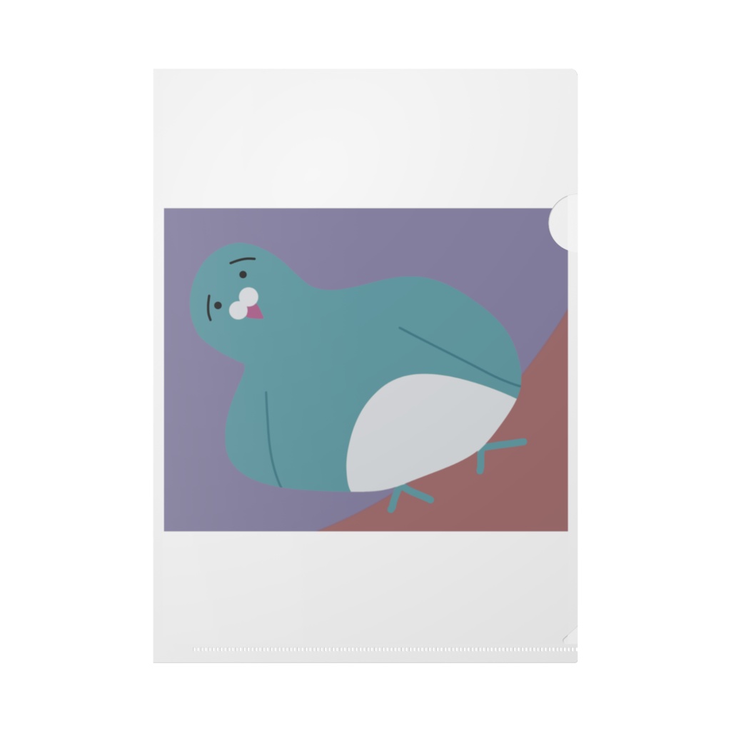 ハトクリアファイル