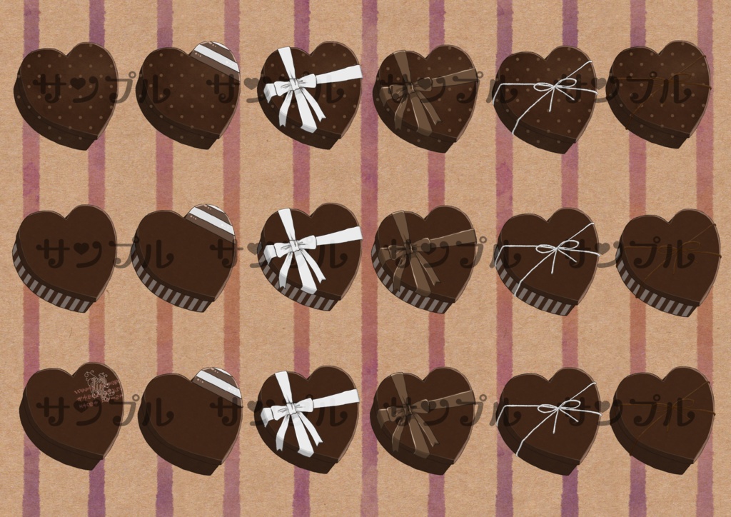 フリー素材「なんかに使えそうな素材-ハート編-」