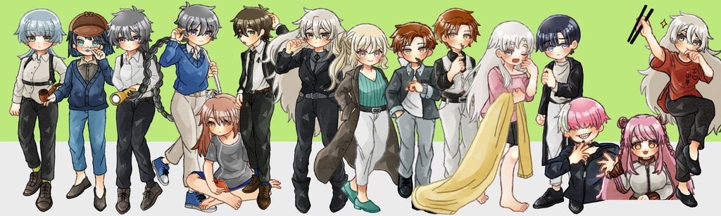 【有償依頼受付中】立ち絵作成