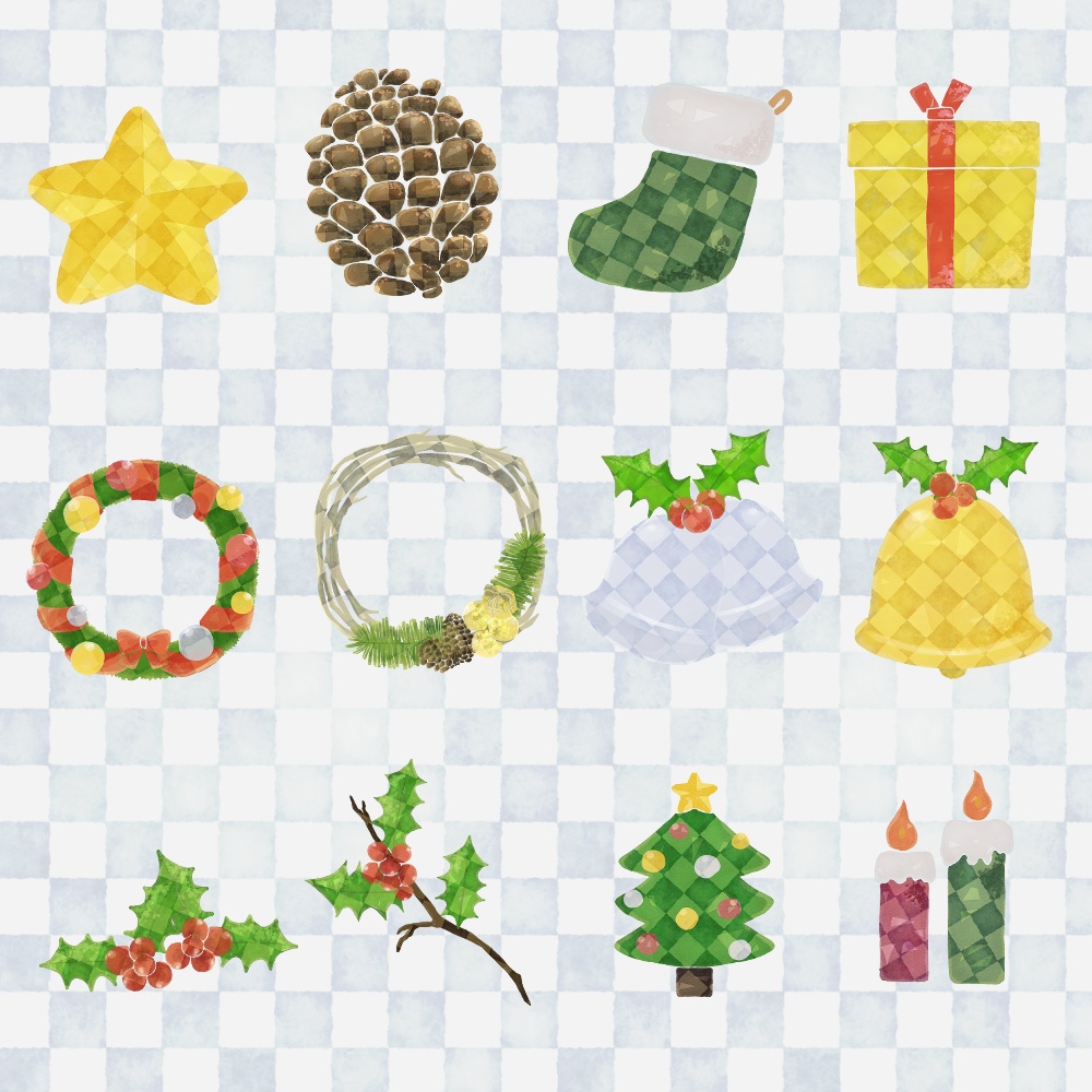 【無料】フリー素材「なんかに使えそうな素材-クリスマス編-」