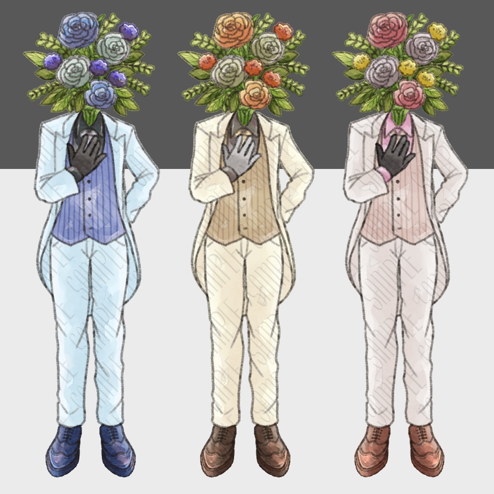 【無料/有料あり】フリー素材「なんかに使えそうな立ち絵6」