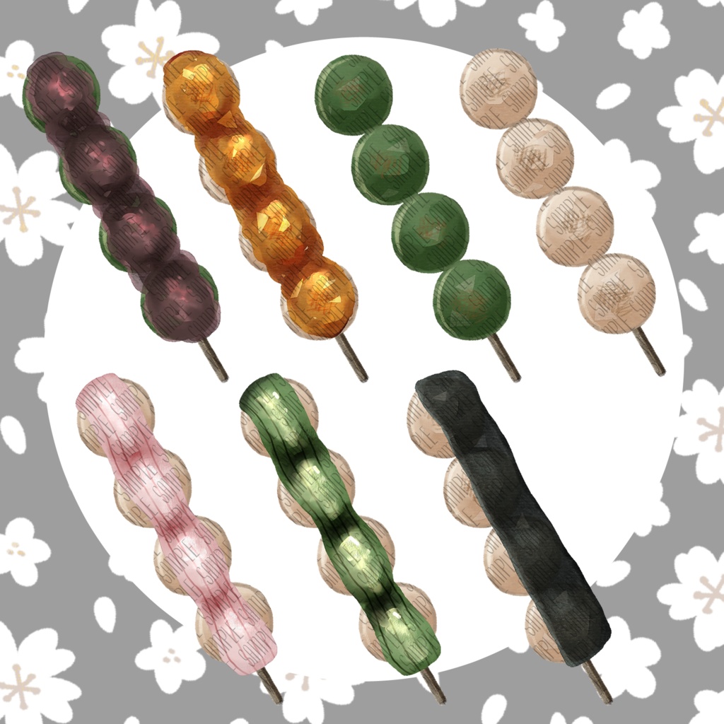 【無料/有料あり】フリー素材「なんかに使えそうな素材-団子編-