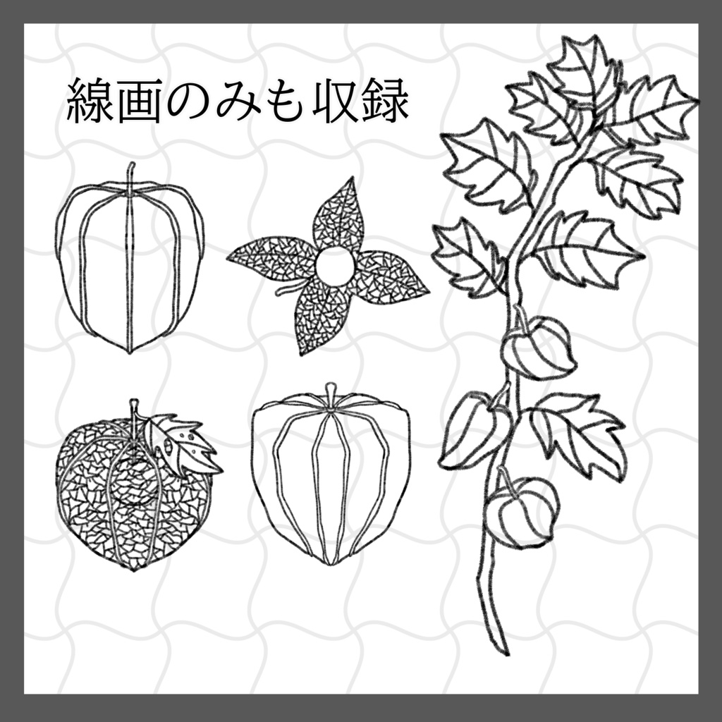 【無料/有料あり】フリー素材「なんかに使えそうな素材-鬼灯編-」
