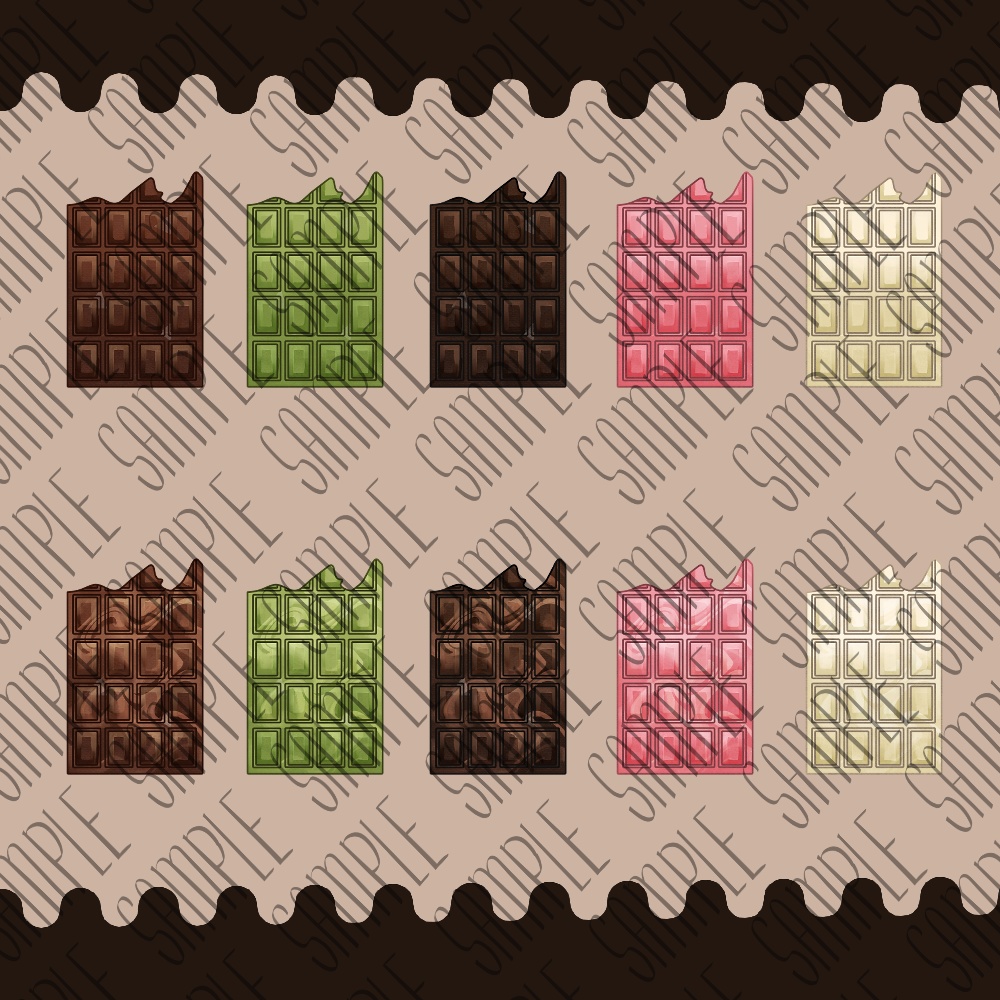 【フリー素材】なんかに使えそうな素材-チョコレート編-