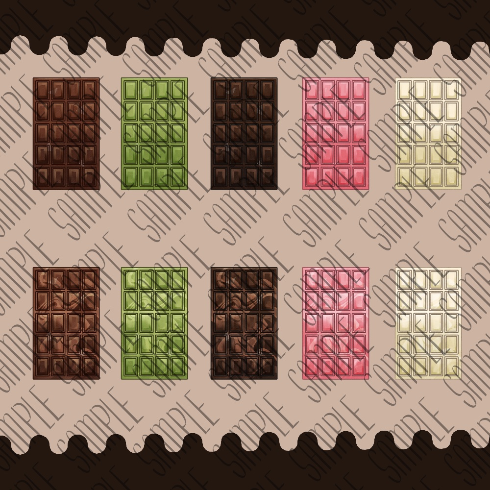 【フリー素材】なんかに使えそうな素材-チョコレート編-