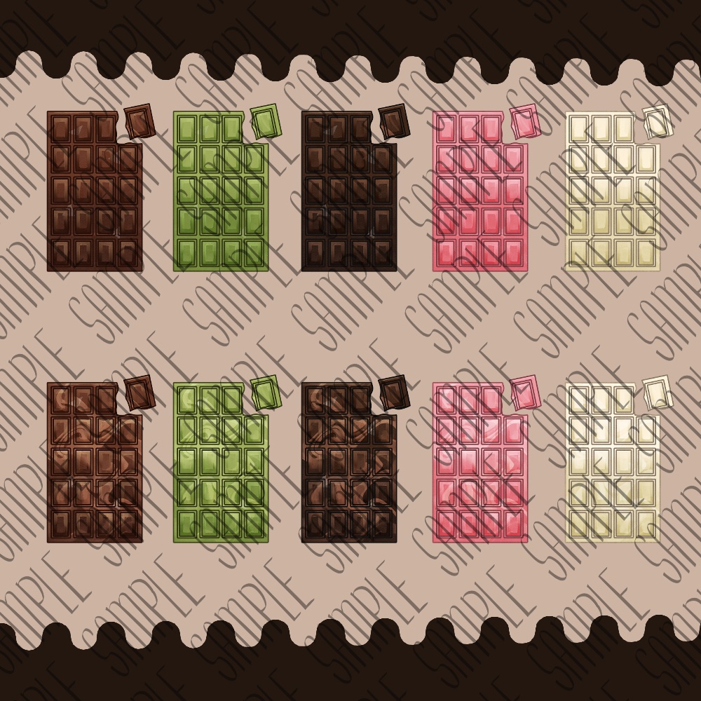 【フリー素材】なんかに使えそうな素材-チョコレート編-