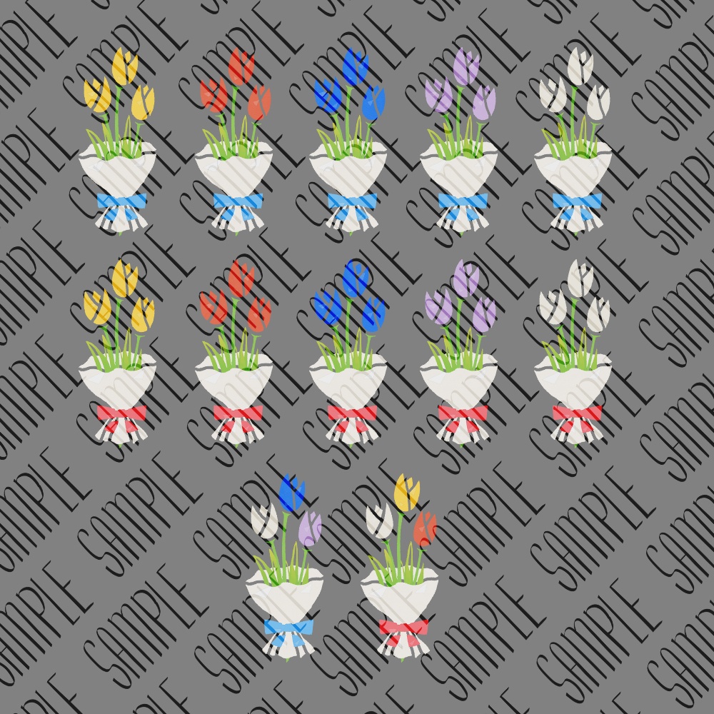 【フリー素材】なんかに使えそうなチューリップの素材