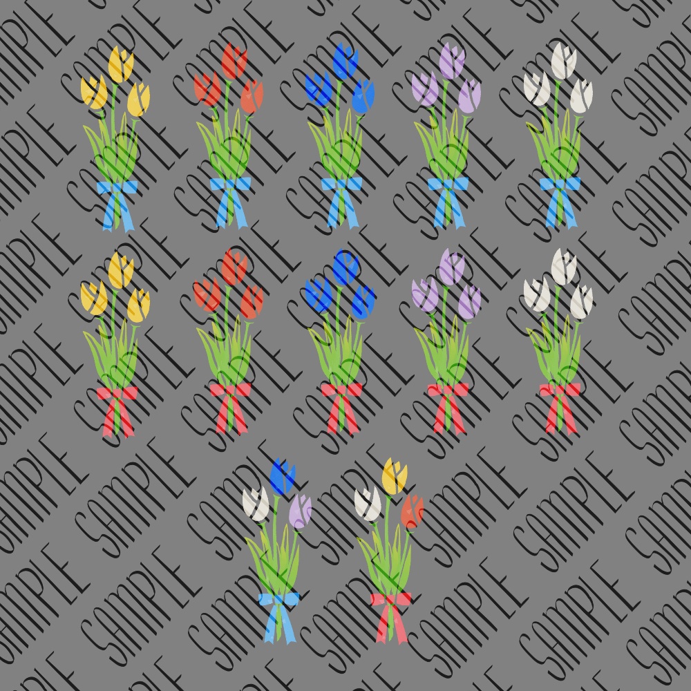 【フリー素材】なんかに使えそうなチューリップの素材