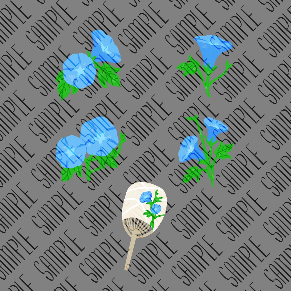 【フリー素材】なんかに使えそうな夏の花素材