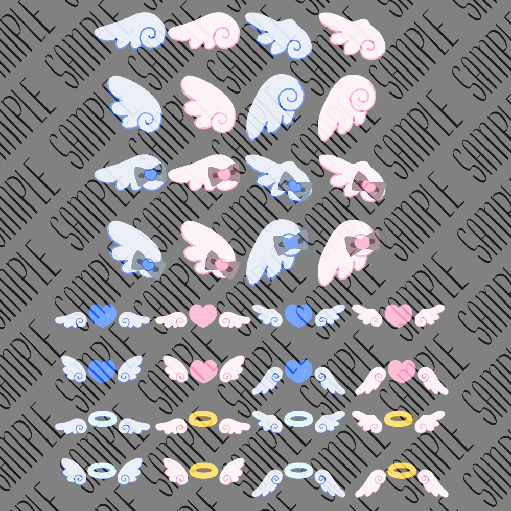 フリー素材「なんかに使えそうな天使系の素材」