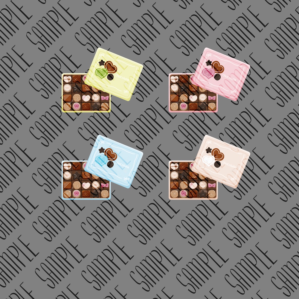 【フリー素材】なんかに使えそうなチョコレートの素材2