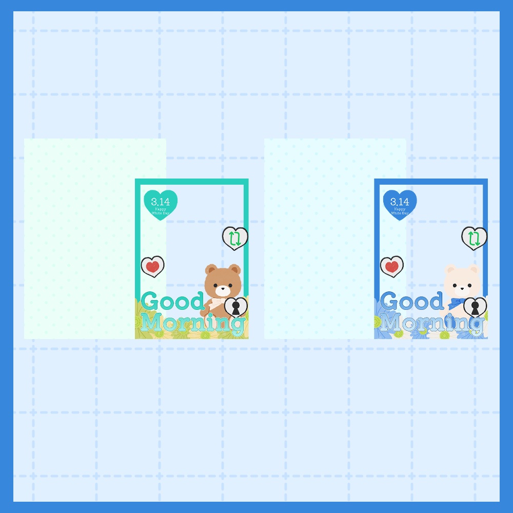 フリー素材「春に使えそうなおはようVtuber素材集」