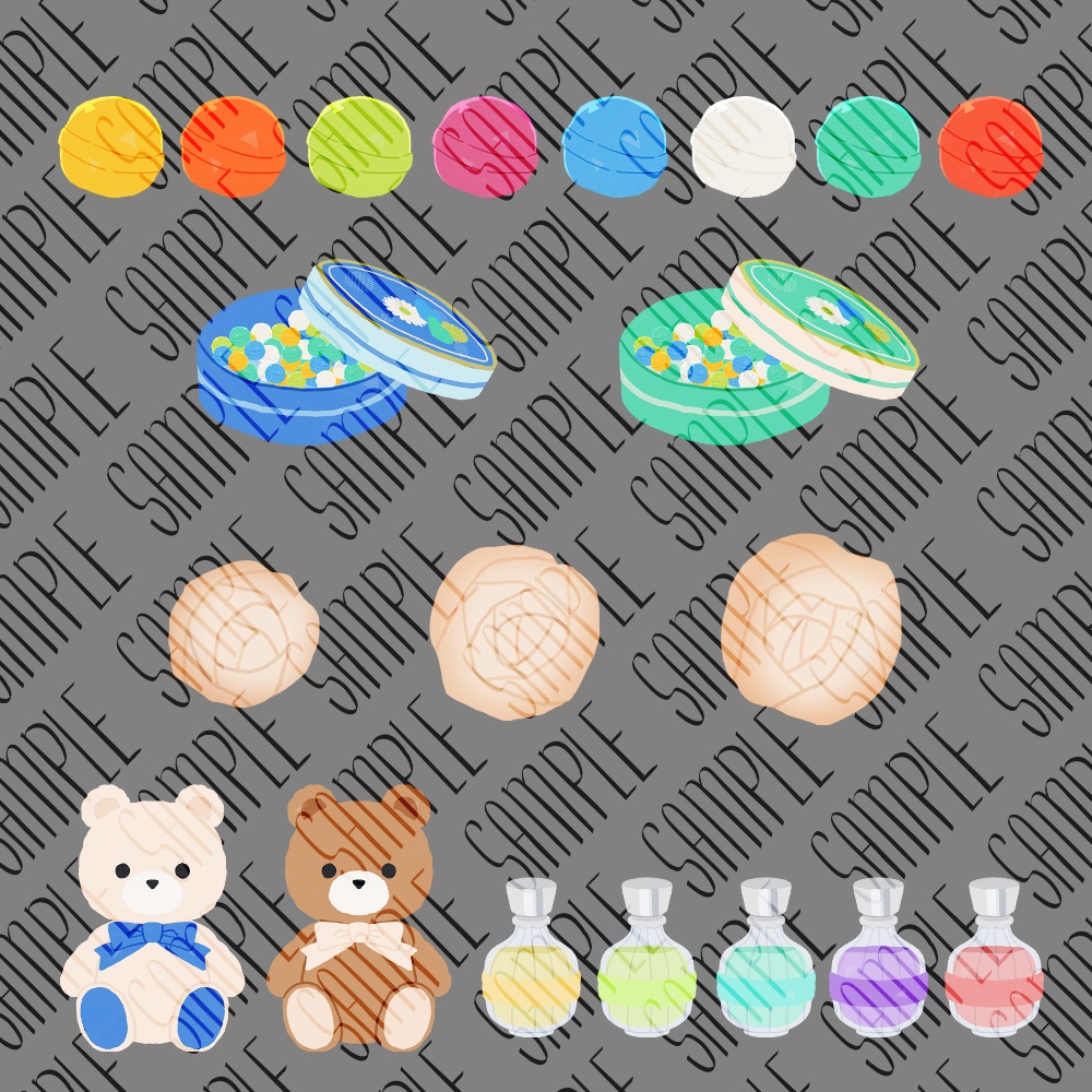 フリー素材「なんかに使えそうなホワイトデーの素材」