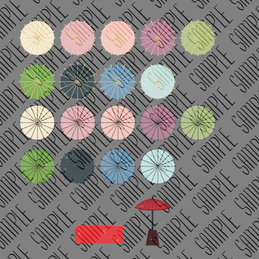 フリー素材「なんかに使えそうな春の和菓子の素材」