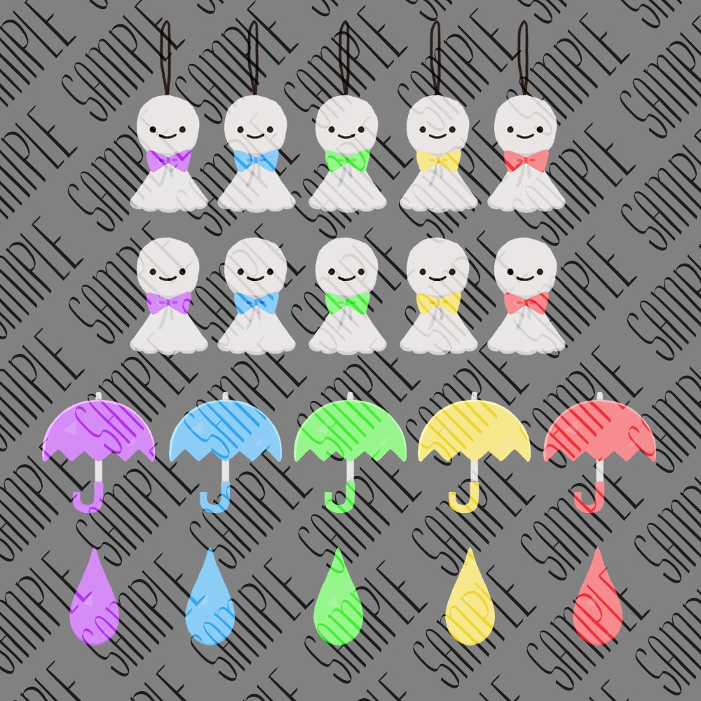 フリー素材「なんかに使えそうな梅雨の素材」