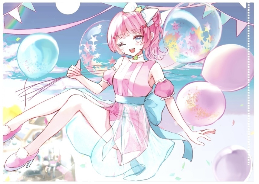 ･*古桜 暁音⋆｡ 1.5周年＆生誕記念グッズ/クリアファイル