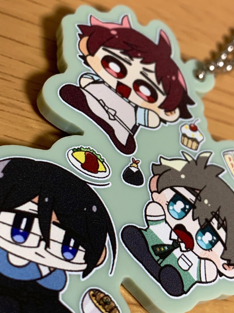 にぎやかドラスタアクリルキーホルダー