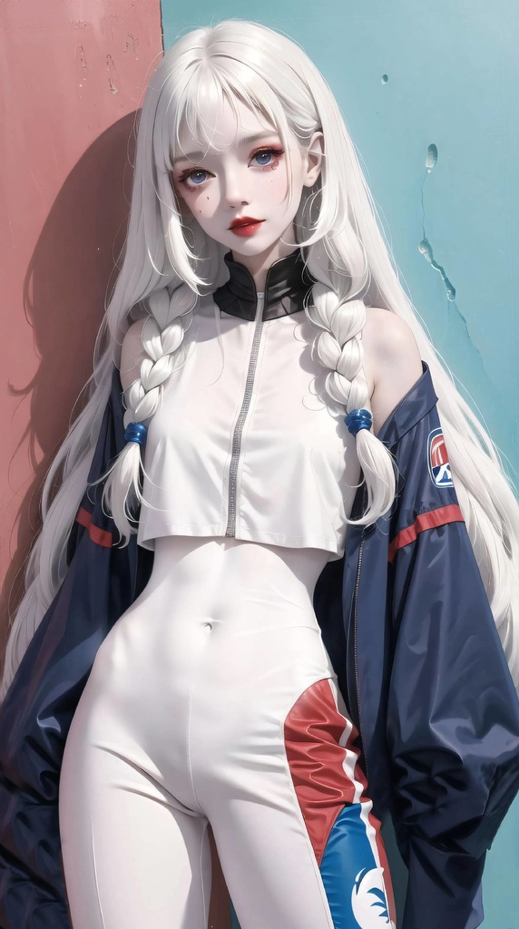 白髪の女の子
